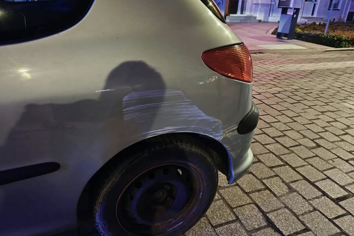 Pijany kierowca peugeota uszkodził 3 auta na ul. 1 Maja w Lublinie