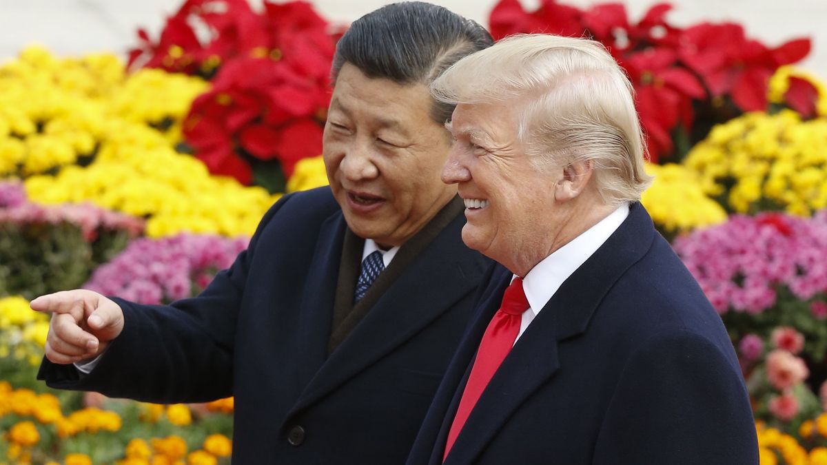 Donald Trump i Xi Jingping w 2017 roku