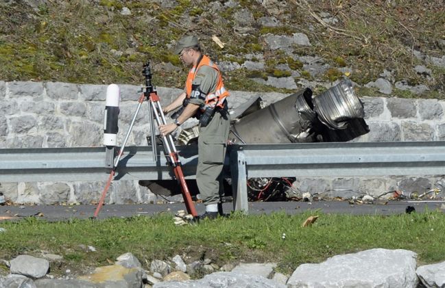 Katastrofa lotnicza w Szwajcarii. Odnaleźli ciała ofiar