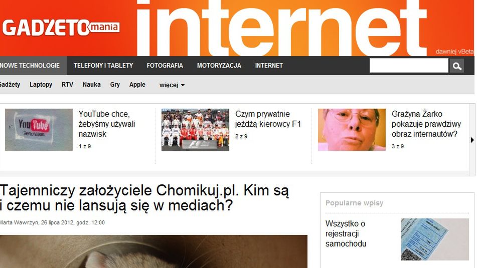 vBeta łączy się z Gadżetomanią. Nowy adres: internet.gadzetomania.pl 1