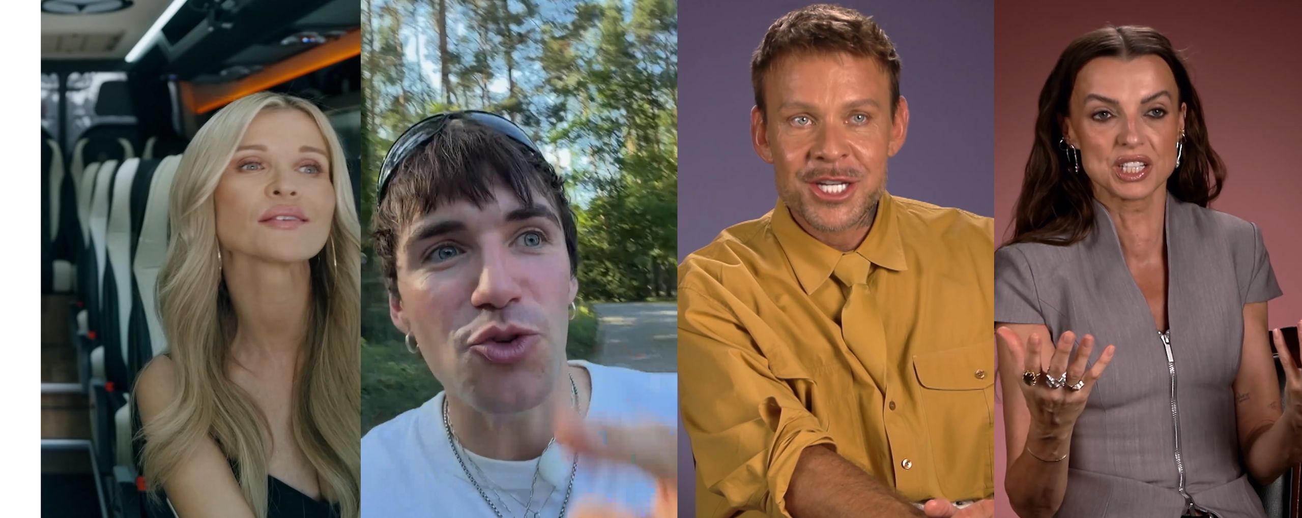 J. Krupa, M. Kulesza, D. Woliński, K. Sokołowska w "Top Model"