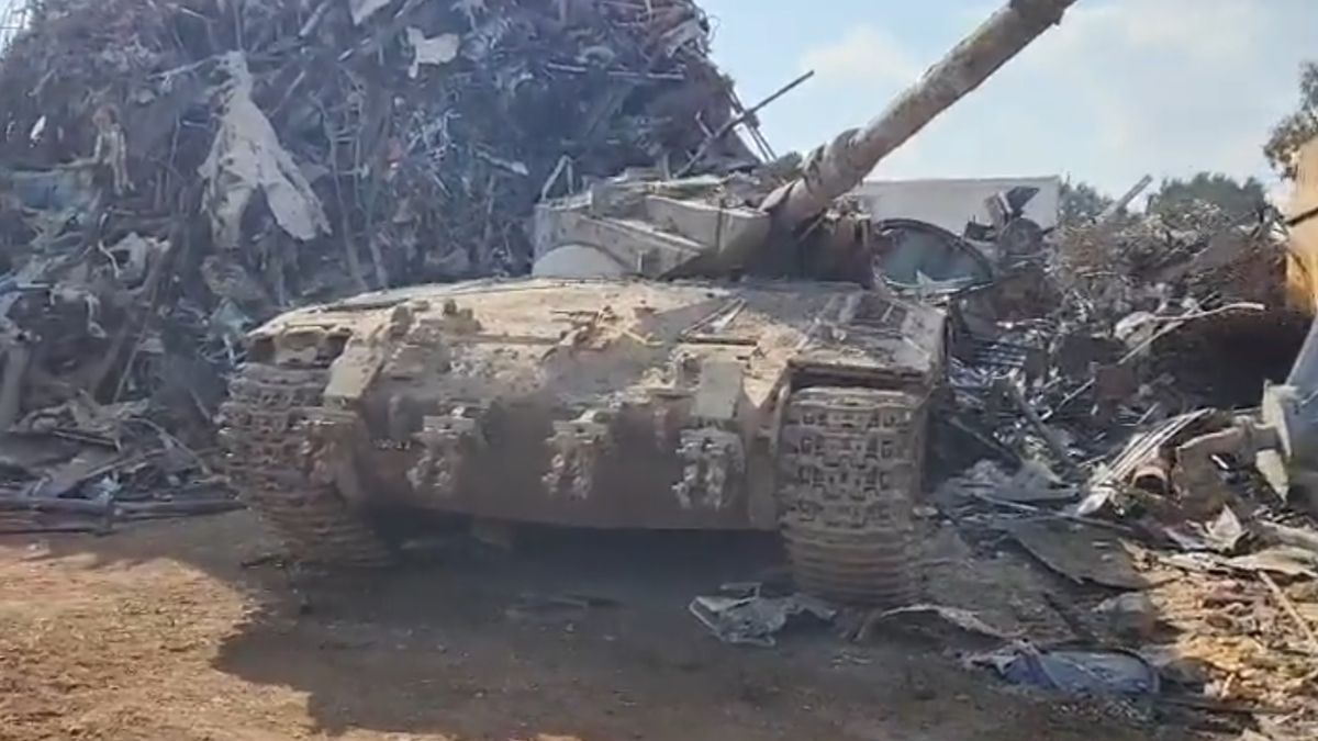 Czołg porwany z izraelskiej bazy wojskowej.