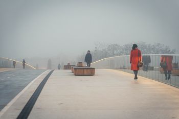 Poznań: Gęsta mgła nad miastem. Warta utonęła w "mleku"