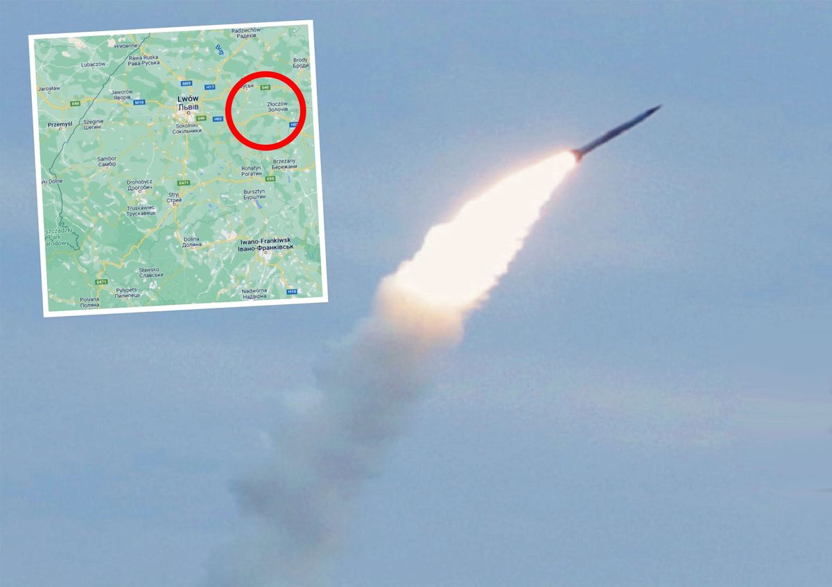 Atak rakietowy Rosji na okolice Lwowa