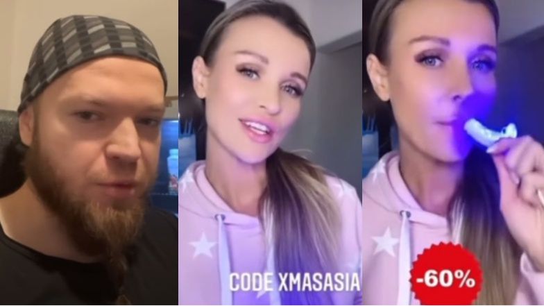 Sylwester Wardęga zarzuca Joannie Krupie, ze reklamuje produkty, których nie wypróbowała