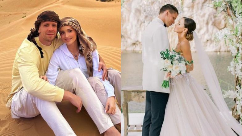 Marina Łuczenko i Wojciech Szczęsny świętują 7. rocznicę ślubu, publikując romantyczne zdjęcia. Piłkarz pokusił się o wzruszające słowa 