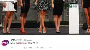 Agnieszka Radwańska wśród najlepszych tenisistek świata. Pokaz stylu na gali WTA w Singapurze