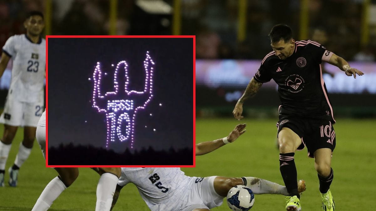 Lionel Messi w meczu towarzyskim z Salwadorem