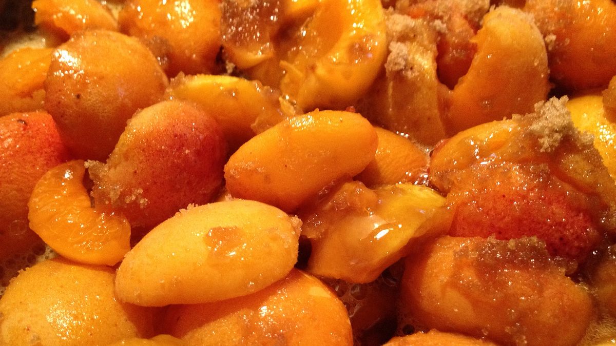 Mrożone morele z cukrem