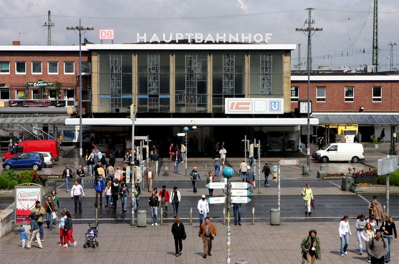 He hid his backpack at the station in Germany. Now he's in trouble.