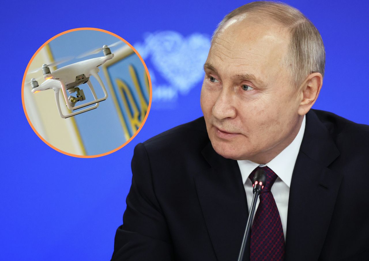 Ukrainian drone hits Putin's home region Leningrad.