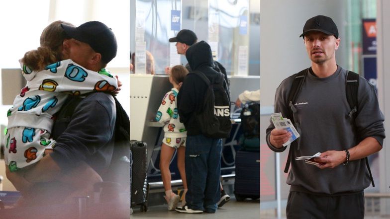 Marcin Hakiel leci z dziećmi do Stanów Zjednoczonych (ZDJĘCIA) 