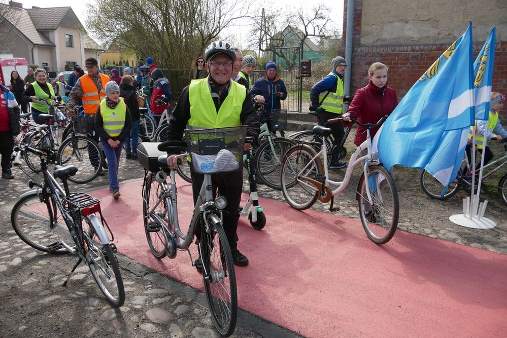 Otwarcie ścieżek rowerowych w Kaczorach