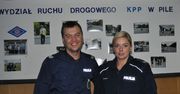 Policjanci eskortowali chorą dziewczynkę do szpitala