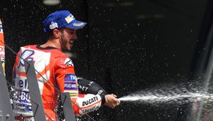 MotoGP: Dovizioso zepsuł jubileusz Rossiego. Dramat Marqueza