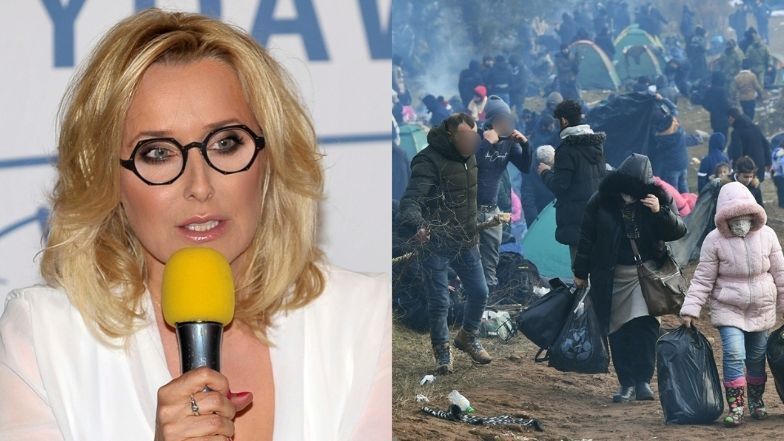 Agata Młynarska komentuje sytuację na granicy polsko-białoruskiej