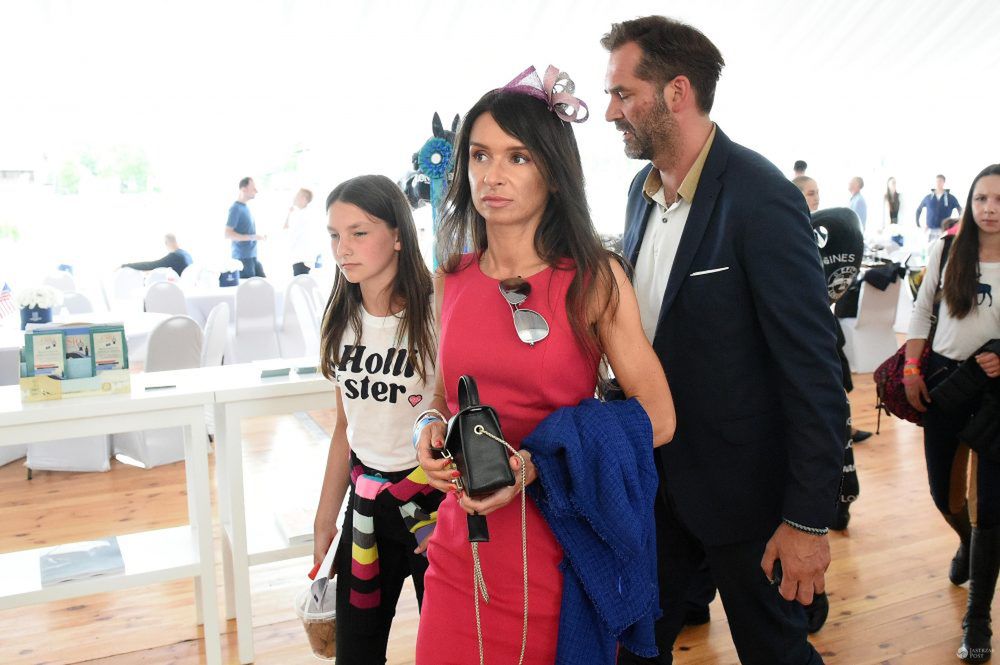 Marta Kaczyńska z przyjacielem na CSIO w Sopocie