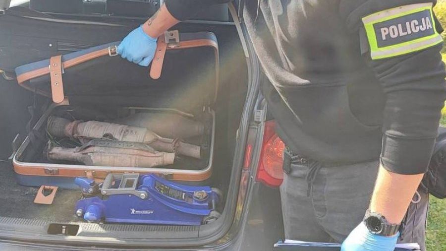 Łup znaleziony w bagażniku