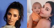 Kim Kardashian pozuje z małym Psalmem. "Jest najlepszym dzieckiem"