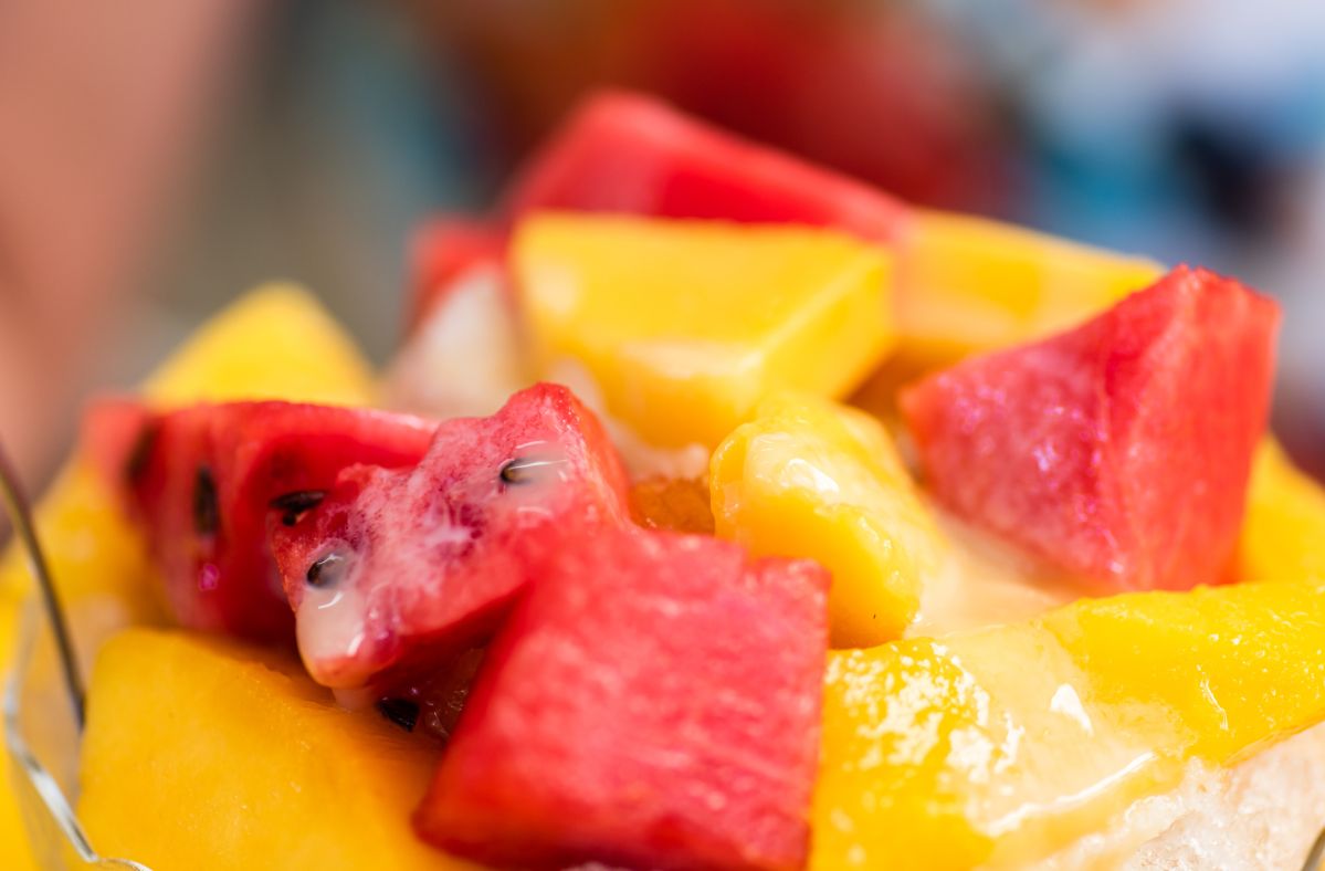 How to make shaved fruits?