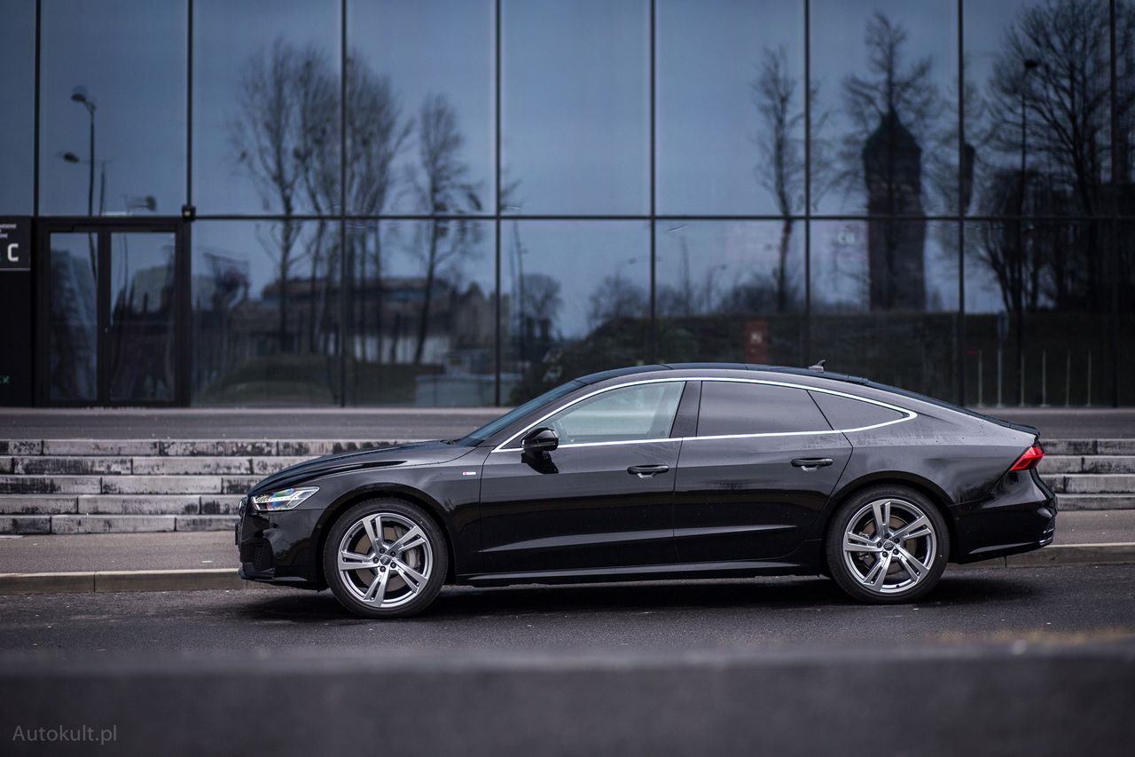 Audi A7 55 TFSI S tronic quattro (2018) (fot. Mateusz Żuchowski)