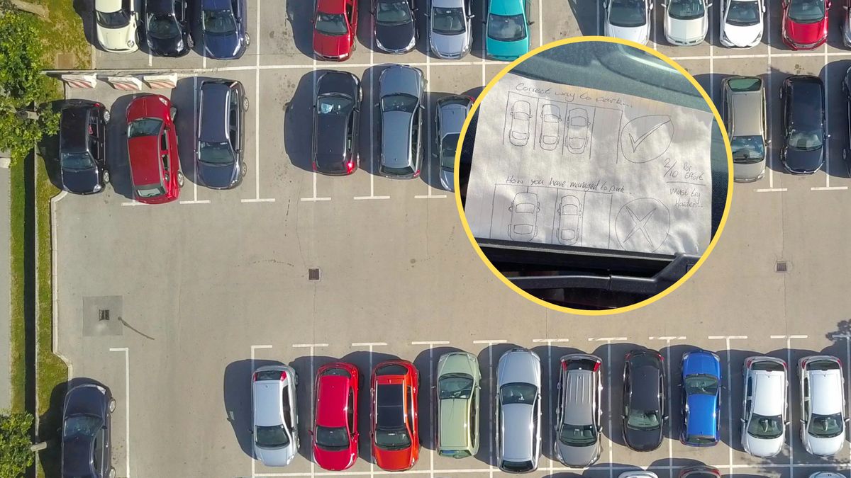 Sąsiad uczy go, jak poprawie parkować samochód