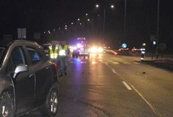 82-letni pieszy potrącony. Zmarł na drodze