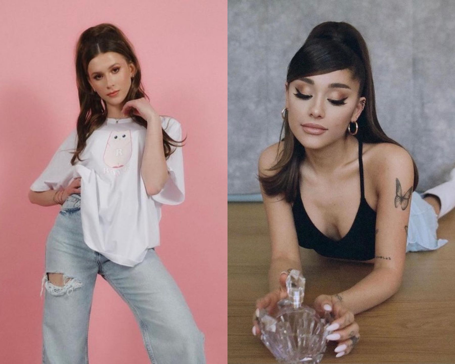 Roksana Węgiel i Ariana Grande