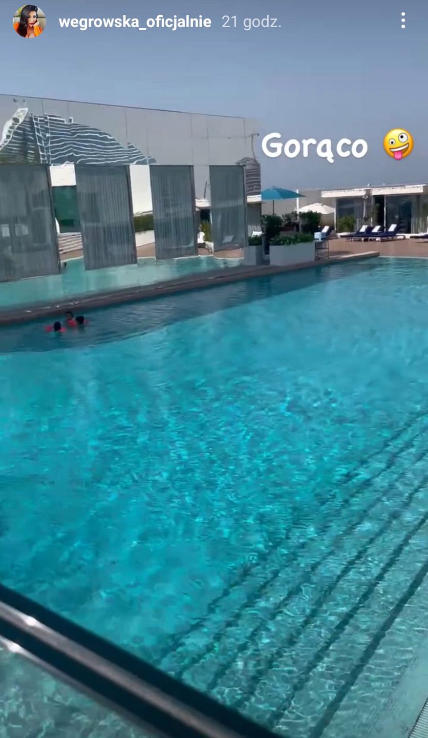 Iwona Węgrowska odpoczywa w Dubaju