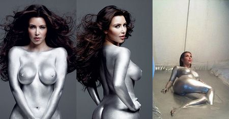 Srebrny tyłek Kim Kardashian... (ZDJĘCIA)