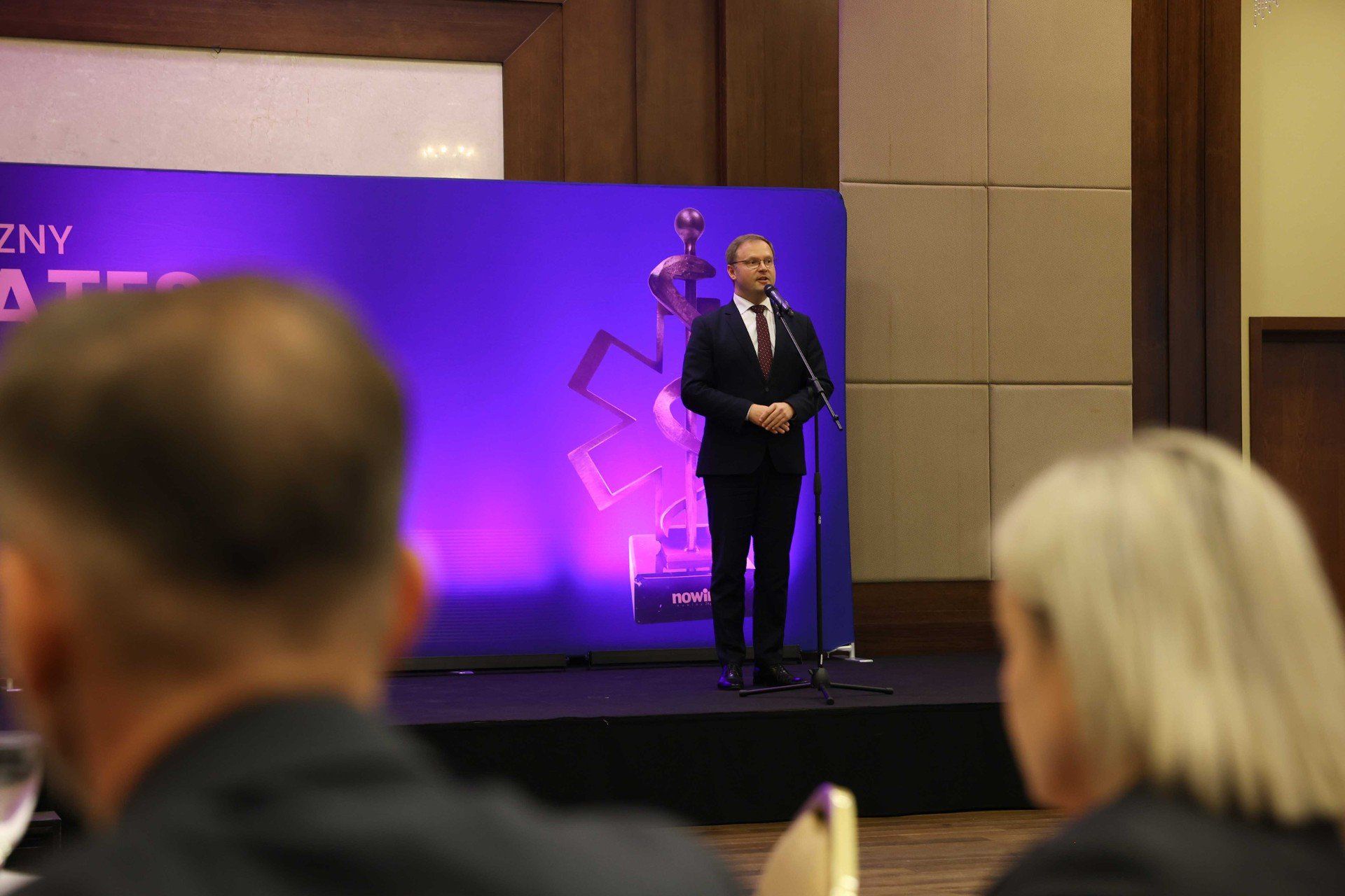 Uroczysta gala plebiscytu Hipokrates 2025 w Rzeszowie.