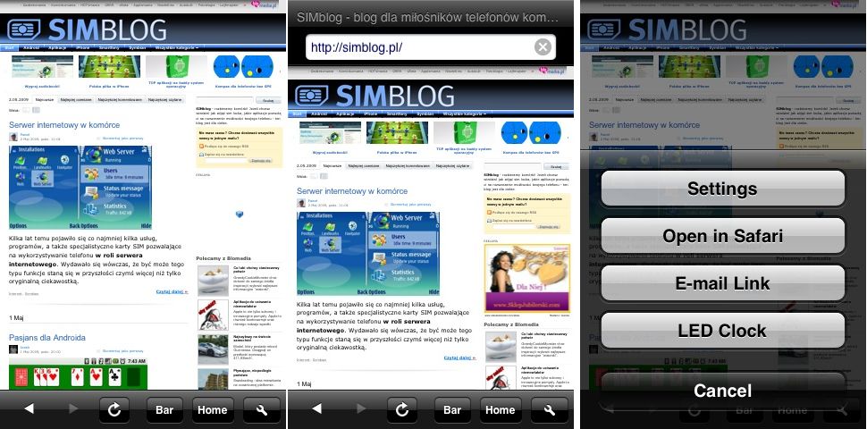 AppStore, iPhone i przeglądarki WWW - która najlepsza? 4