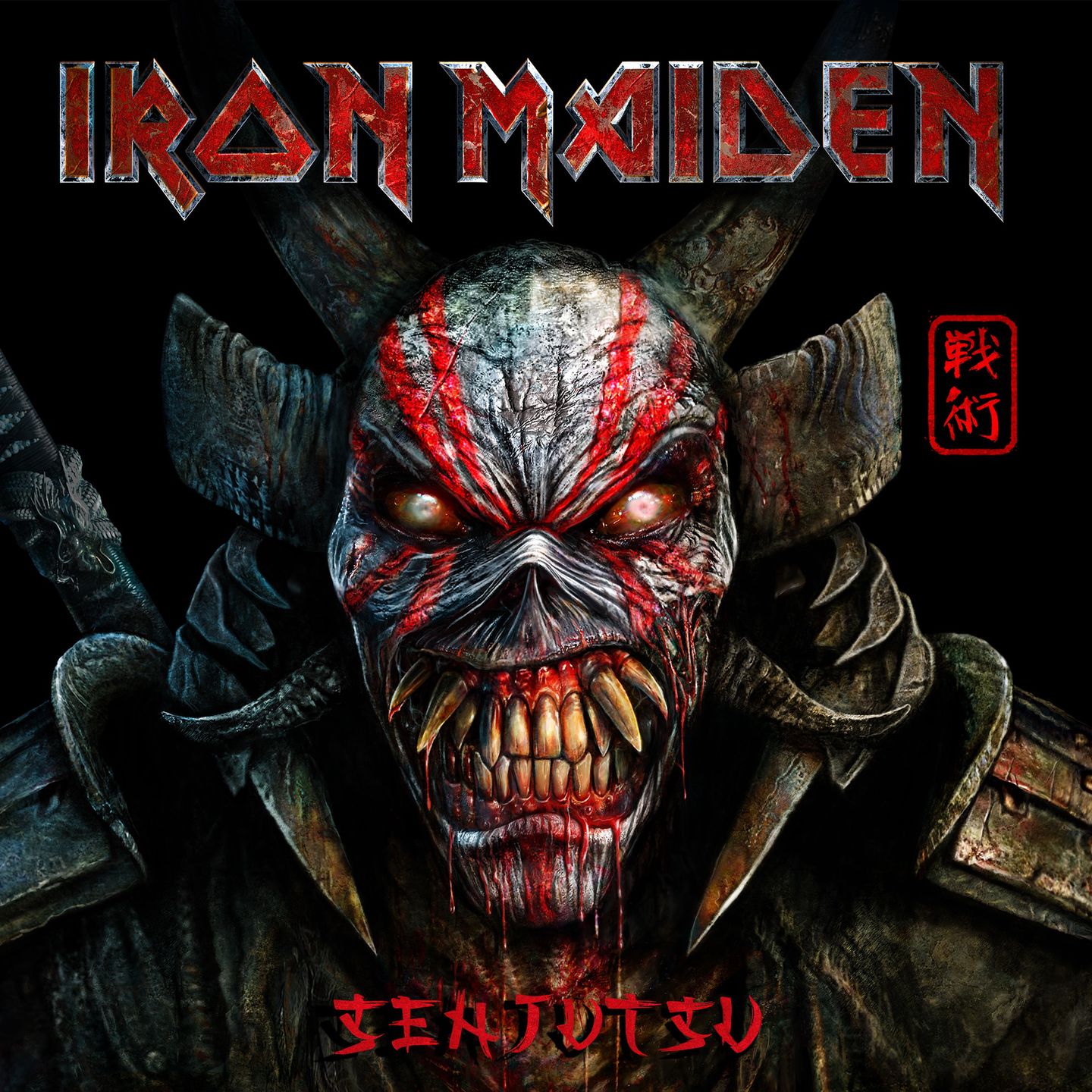 Druga strona okładki "Senjutsu" z Eddie'em samurajem