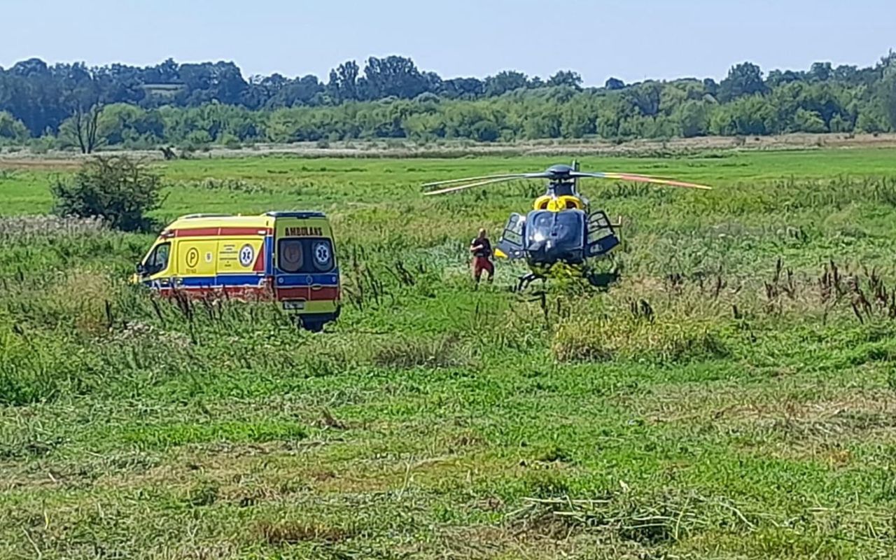 Dramat w Sielcu. Maszyna wciągnęła rękę 14-latka