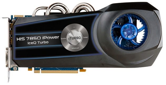 HIS 7850 iPower IceQ Turbo 4 GB karta graficzna zdjęcie
