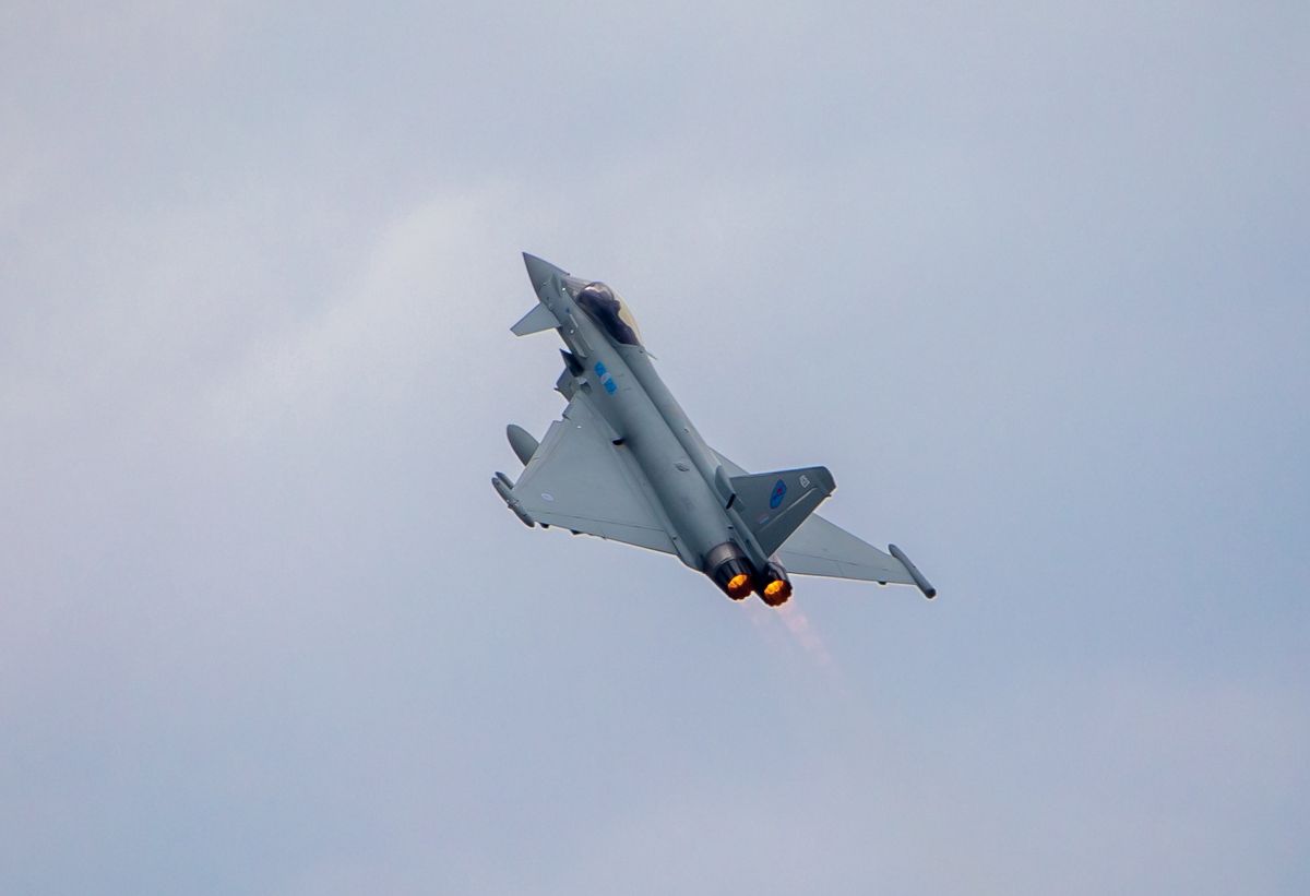 Eurofighter Typhoon - myśliwiec wielozadaniowy (zdjęcie ilustracyjne)