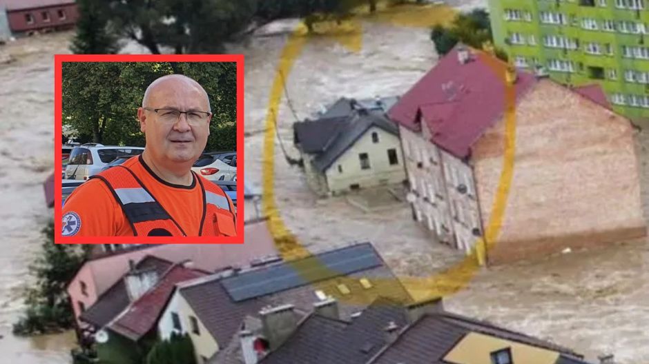 Ratownik medyczny z Nysy o podwójnym dramacie podczas powodzi. "Udało się ewakuować w ostatniej chwili"