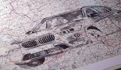 Ręcznie wykonane rysunki reklamują nowe BMW X1 (wideo)