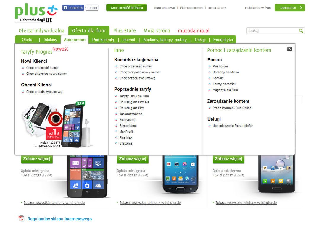 Najgorsza strona operatora. Plus jest antywzorem dla wszystkich 2