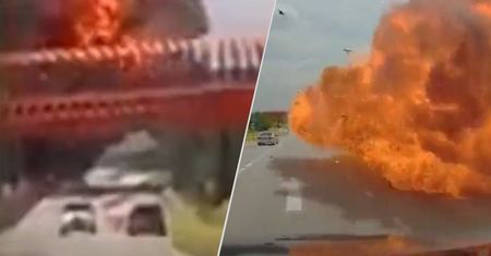 Odrzutowiec runął wprost na autostradę. Katastrofa w Malezji