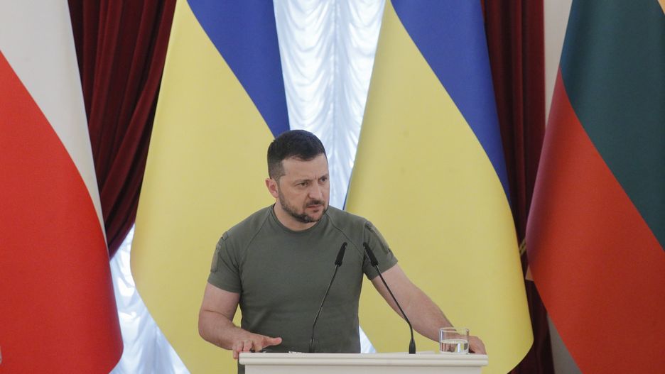 Prezydent Ukrainy Wołodymyr Zełenski