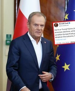 "Harris czy Trump?" Tusk zabrał głos ws. wyniku wyborów w USA