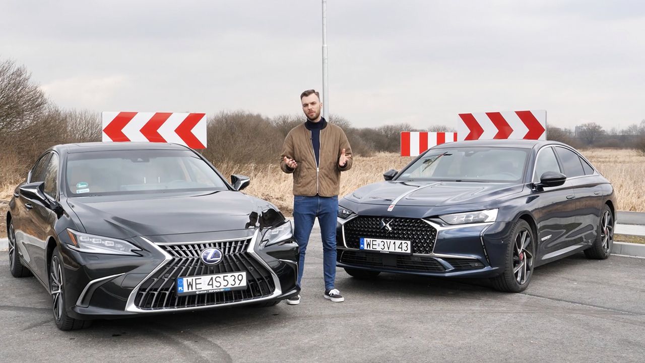 Test wideo: DS 9 kontra Lexus ES. Od samochodów popularnych do premium. Kto zrobił to lepiej?