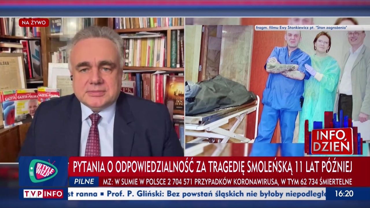 W TVP wierzą w zamach smoleński. "Reakcja" prezenterki mówi wszystko