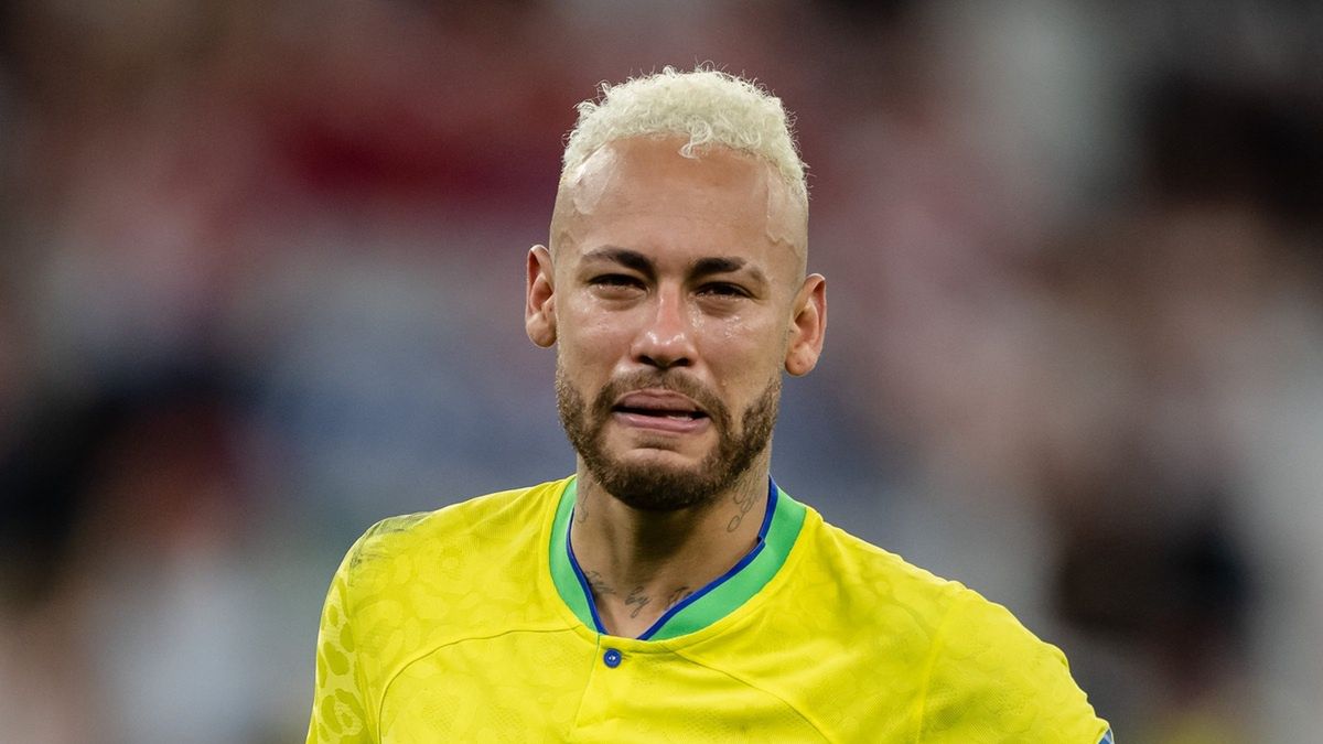 Neymar w czasie meczu reprezentacji Brazylii