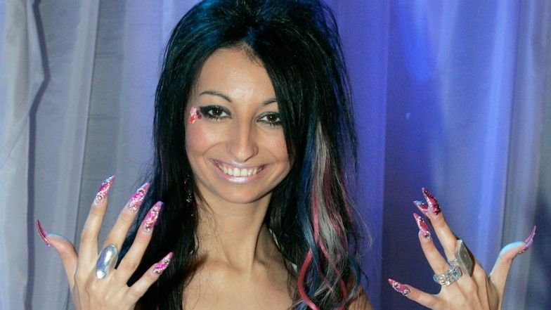 Jola Rutowicz pozuje z bratem