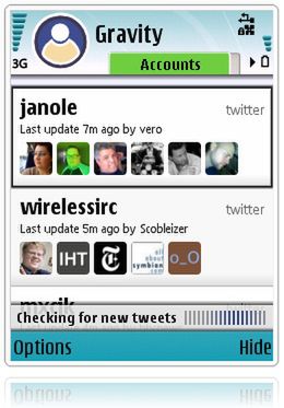 Gravity, czyli Twitter dla Symbiana S60