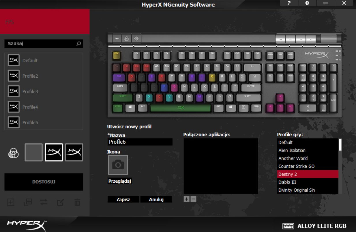 HyperX Alloy Elite RGB – test podświetlanej klawiatury z najwyższej półki 6