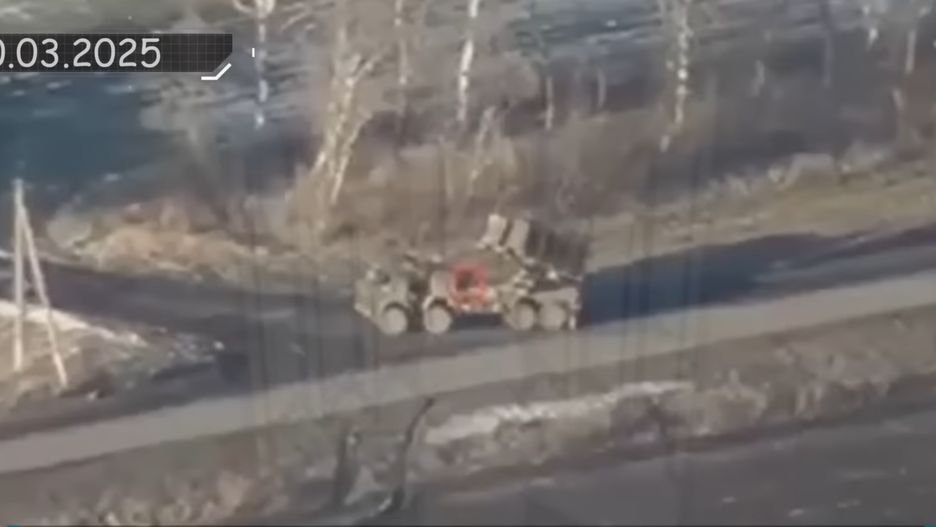 Rosyjski system  ISDM Zemledeliye tuż przed atakiem dronów.