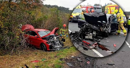 Autem jechała kobieta i dziecko. 22-latek wjechał w nie celowo